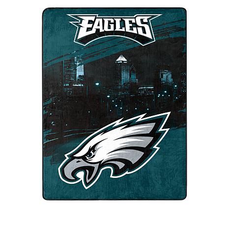 Cathay Sports Philadelphia Eagles Midnight Green/Silver 60-in x 80-in Throw  in the Blankets & Throws department at