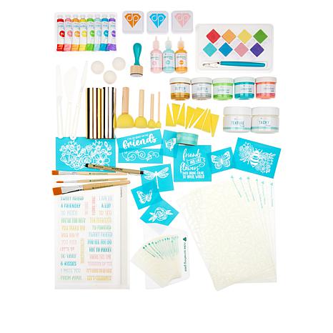 Card Making Kit Hand Curated Collection of Card Making Supplies Including  12 Cards, Card, Calligraphy Pens and Polymer Clay Embellishments 