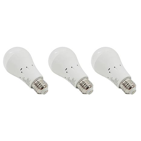 Living Glow 3 pack Multi Socket Rechargeable LED Bulbs 22015307