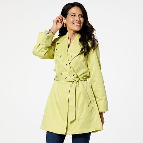 WynneCollection Spring Grommet Trench Coat | HSN