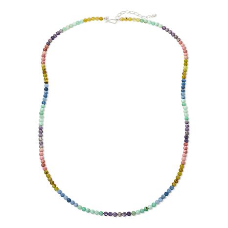 Jay King Rainbow Multi-Opal Bead Necklace | HSN