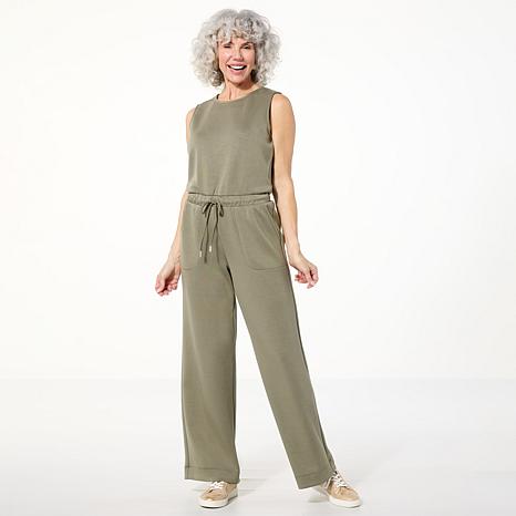 WynneLayers Smooth Operator Scuba Knit Jumpsuit | HSN