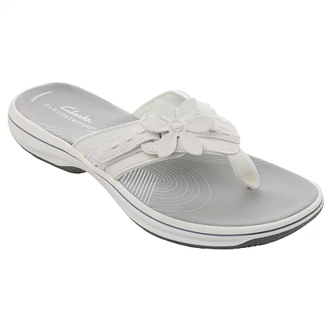 Clarks Cloudstep Breeze Opal Athleisure Flip Flop - 23414644 | HSN