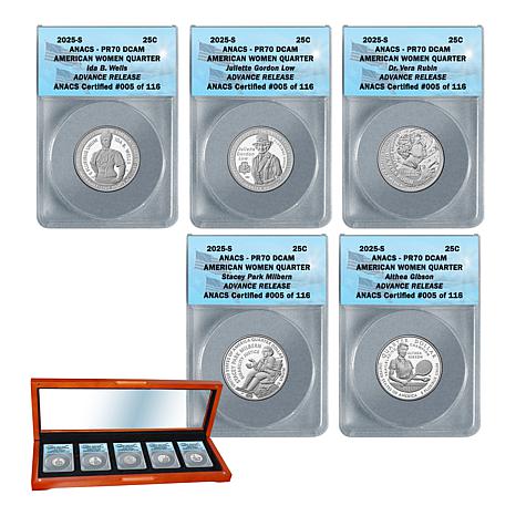2025-S PR70 DCAM ANACS Advance Release LE 116 American Women Proof