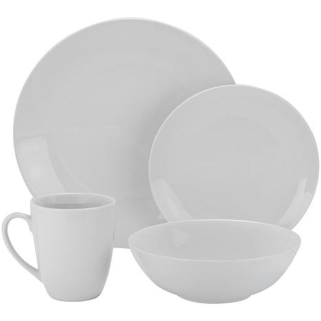 10 Strawberry Street Simply Coupe 16 Piece Dinnerware Set White 10 Strawberry Street Simply Coupe 16 Piece Dinnerware Set White