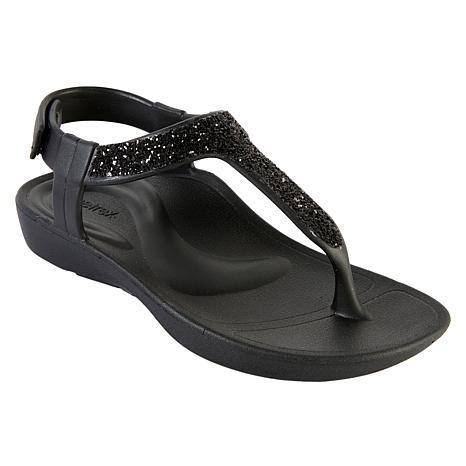Aetrex® Parker Sparkle EVA Arch-Support Thong Sandal