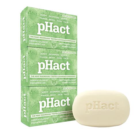 Andrew Lessman 3-pack pHact Cleansing Cucumber 4.25 oz. Bars Andrew Lessman 3-pack pHact Cleansing Cucumber 4.25 oz. Bars