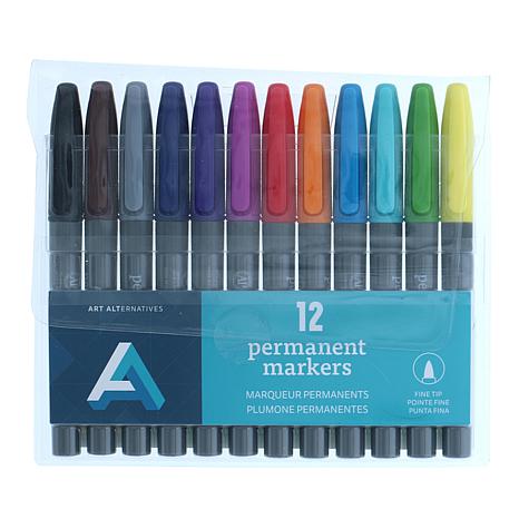 Cricut Pen Wisteria Set -0.4 Fine Point; Magenta, Turquoise, Green, Blue,  Brown