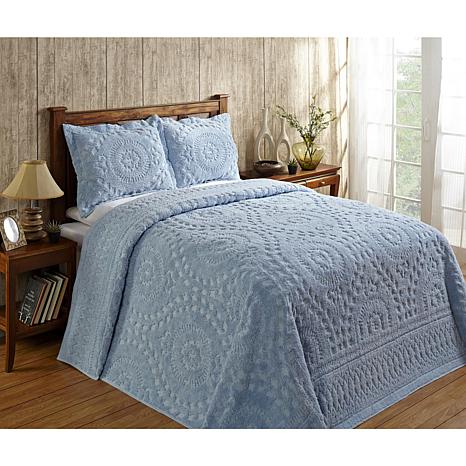 Rio Collection 100% Cotton Tufted Chenille Bedspread - King - 9217267 | HSN