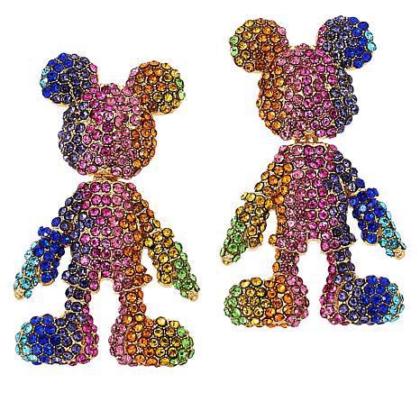 BAUBLEBAR Disney Mickey Mouse Rainbow Ombré Crystal Earrings - 20797801 ...