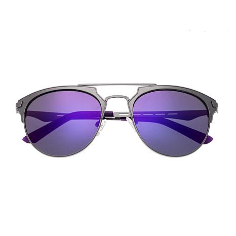 purple glass sunglasses