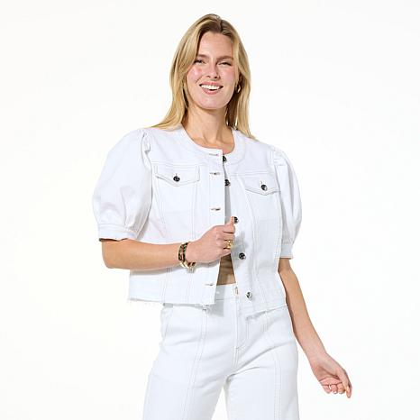 C Wonder by Christian Siriano Short Sleeve Jacket