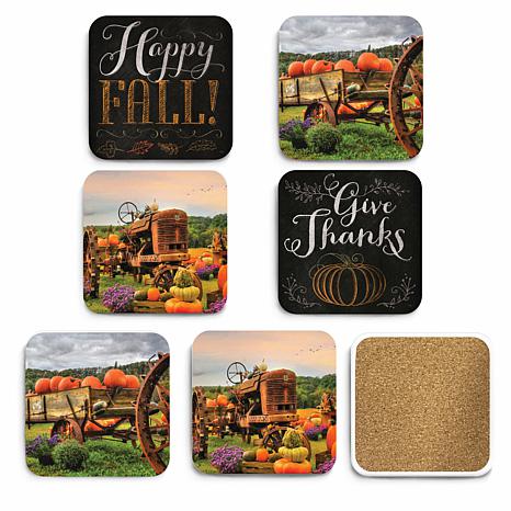 Courtside Market Winter 6-piece Ceramic Coaster Set - 20749240