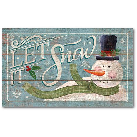 Courtside Market Let it Snow Canvas Wall Art - 10085342 | HSN