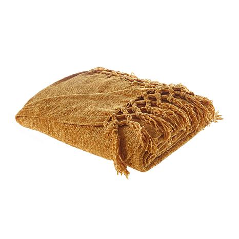 Bee & Willow™ Chenille Fringe Throw Blanket in Coconut Milk, 1 ct - Fred  Meyer