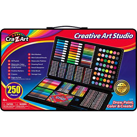 Cra-Z-Art 250-pc. Creative Art Studio - 23301765 | HSN
