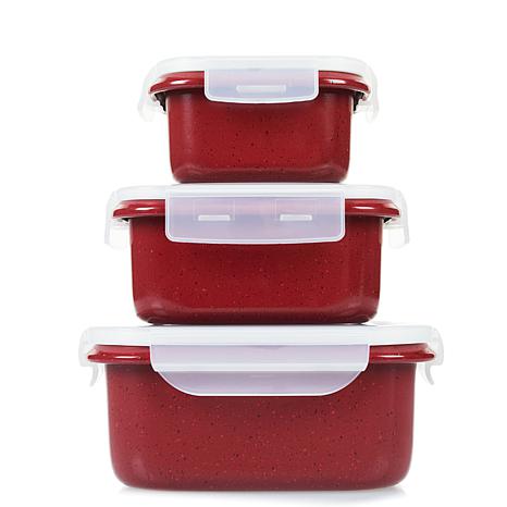 Curtis Stone 6-piece Dura-Bake® Nonstick Food Storage Set - 9098400