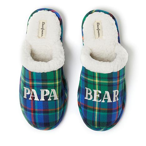 papa bear slippers dearfoam