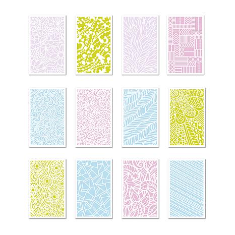 Diamond Press Abstract Pattern Stencil Set - 22270111 