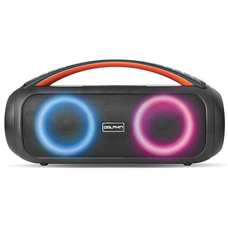 Dolphin Portable 30-Watt-Continous-Power Bluetooth Waterproof Boom Box ...