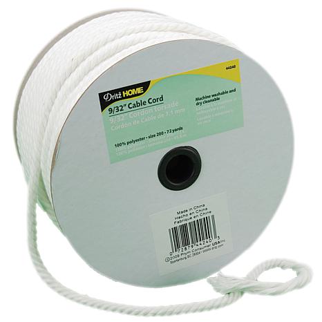 Dritz Cable Cord 9/32X72yd White