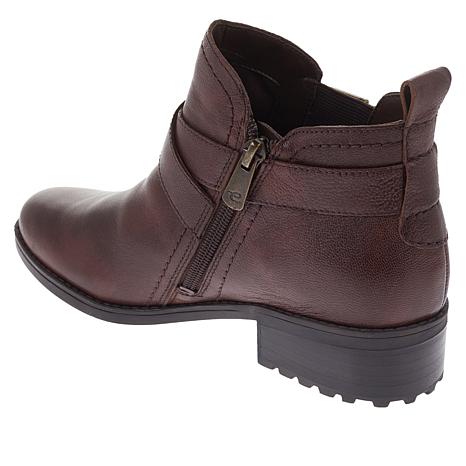 easy spirit kaymeen leather ankle booties