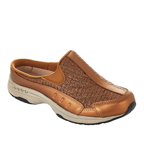 easy spirit Traveltime Woven Metallic Slip-On Mule - 20496292 | HSN