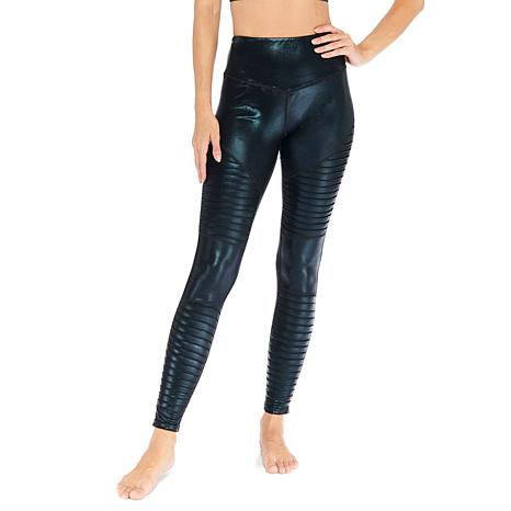 electric yoga moto leggings