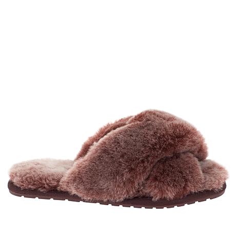 sheepskin slider slippers