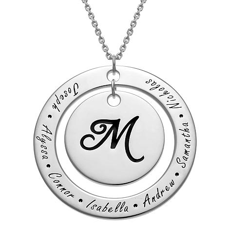 Family initial sale necklace