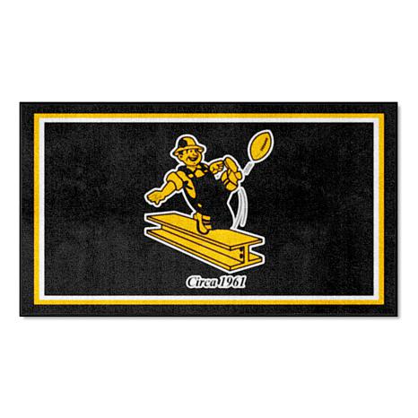 Officially Licensed NFL Pittsburgh Steelers 27 Round Vintage Logo Rug