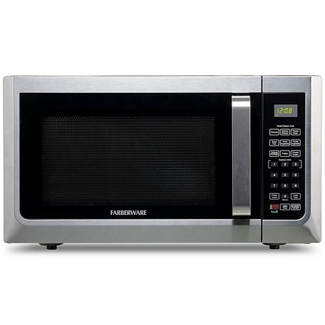 Black+Decker 900 Watt 0.9 Cubic Feet Microwave with Digital Touch Controls  and Display, Stainless Steel