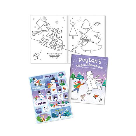 Magical Snowman Color By Number Coloring Book For Kids: Snowman