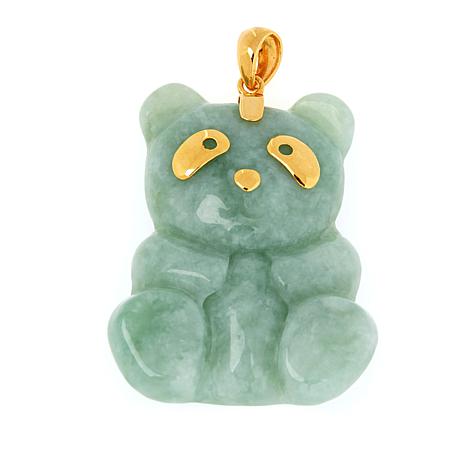 jade panda pendant