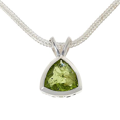 Amazing Peridot .925 Sterling Silver handcrafted good pendant