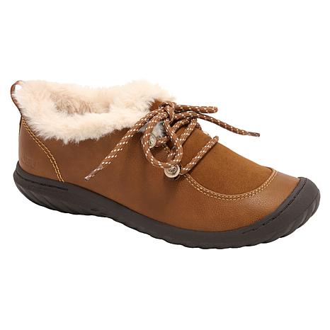JBU Dalia Moccasin-Style Shoe with Faux Fur Trim | HSN