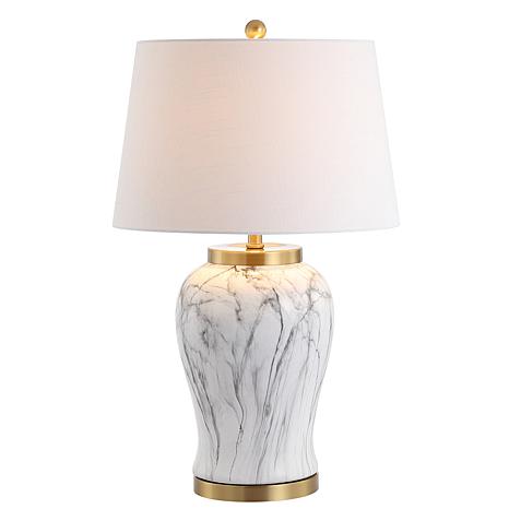 gold ceramic table lamp