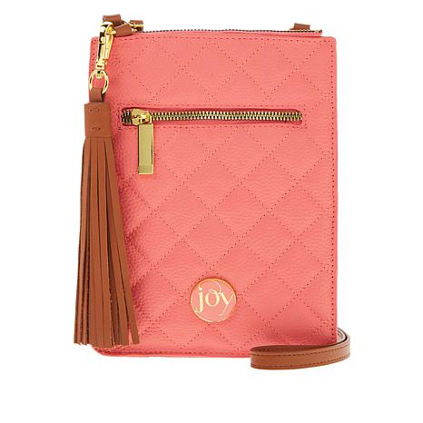 JOY Iconic Anti-Microbial Quilted Leather Crossbody with RFID