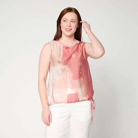 MarlaWynne Printed Woven Sleeveless Top | HSN