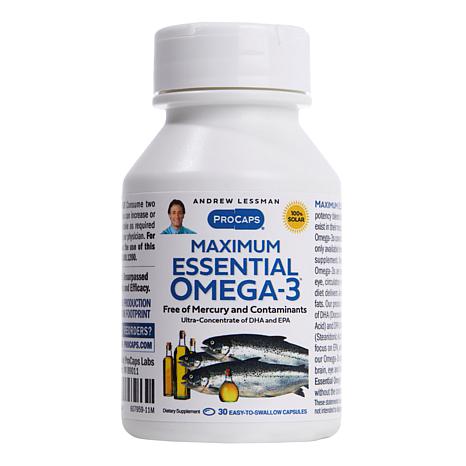 Maximum Essential Omega-3 Unflavored - 30 Capsules