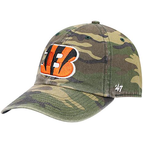 Cincinnati Bengals '47 Woodland Clean Up Adjustable Hat - Camo