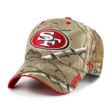 Men's '47 Realtree Camo San Francisco 49ers Frost MVP Adjustable Hat