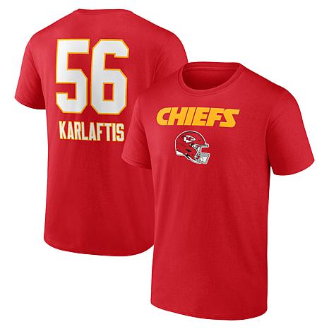 Men S Fanatics George Karlaftis Red Kansas City Chiefs Wordmark Player