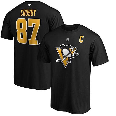 Men's Fanatics Sidney Crosby Black Pittsburgh Penguins Team Authentic ...