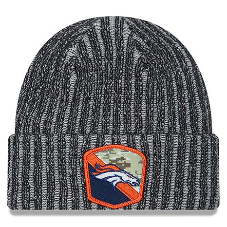 Buffalo Bills 2023 Crucial Catch Women's Pom Knit Hat, Black, NFL by New Era