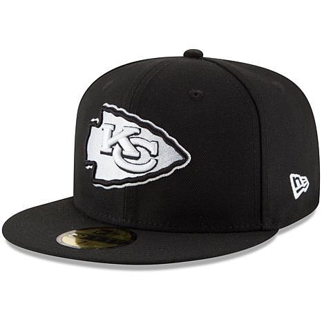 Men's New Era Black Kansas City Chiefs B-Dub 59FIFTY Fitted Hat ...