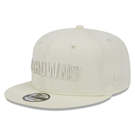 Men's New Era White Cleveland Browns Botanical Bucket Hat