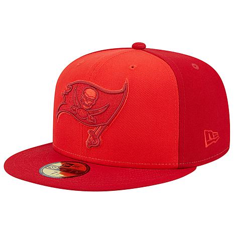 Men s New Era Red Tampa Bay Buccaneers Tri Tone 59FIFTY Fitted Hat HSN