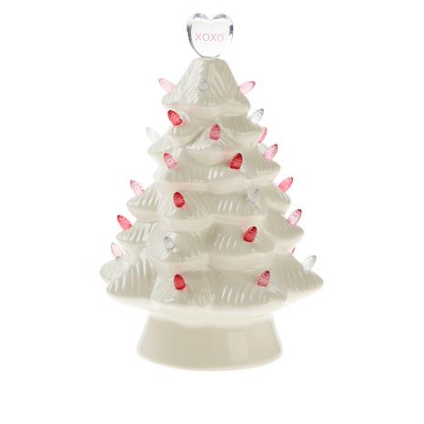 valentine lighted tree