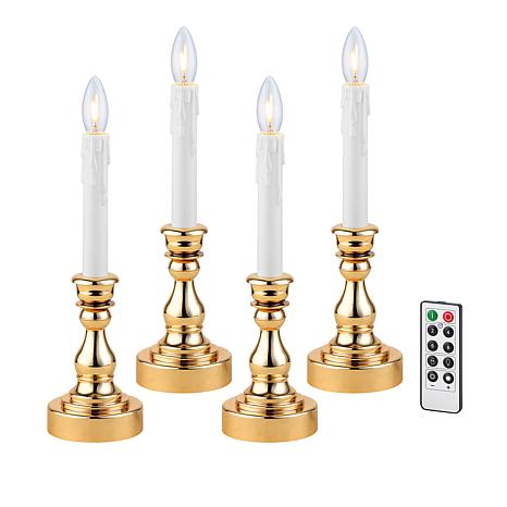 Mr. Christmas 13.5 Window Taper Candles - Set of 4 - 20487144 | HSN